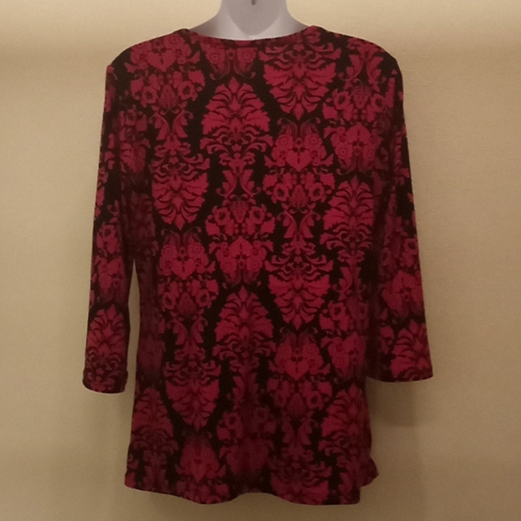 Susan Graver Printed Blouse - Picture 6 of 12